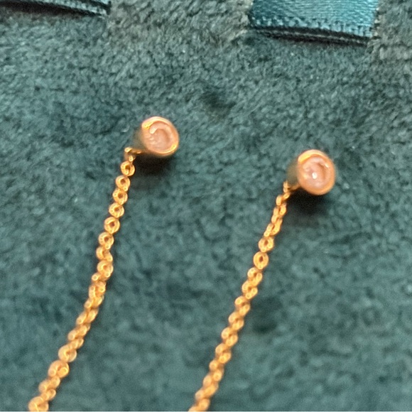 Diamond Threader Earrings - Picture 3 of 4